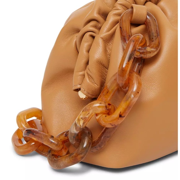 SOLD on Vestiaire Collective Mansur Gabriel Twist Mini Cloud Clutch With Chain - Picture 4 of 9